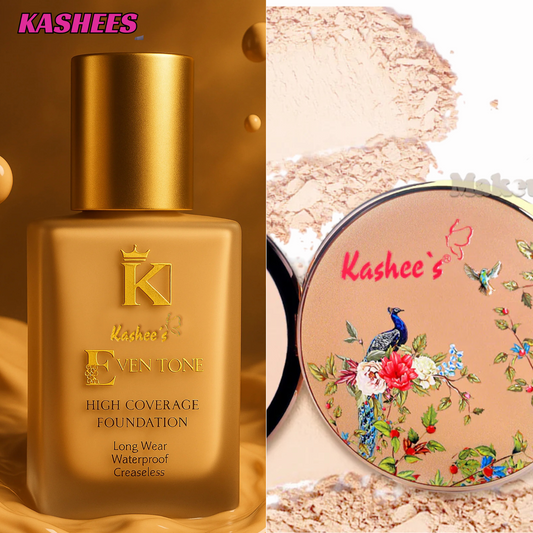 Kashees Deal 50% Off Foundation + Compact Powder